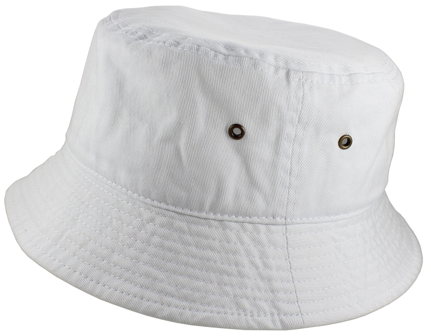 Bucket Hat 100% Cotton Packable Summer Travel Cap. Turquoise-S/M