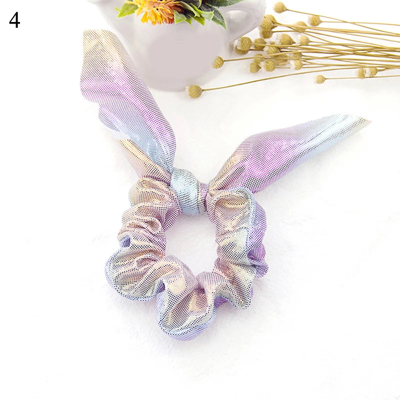 Women'S Trends Leopard Serpent Rabbit Ears Hair Band Large Intestines Girls Hair Accessories Headbands Headwear Ornaments