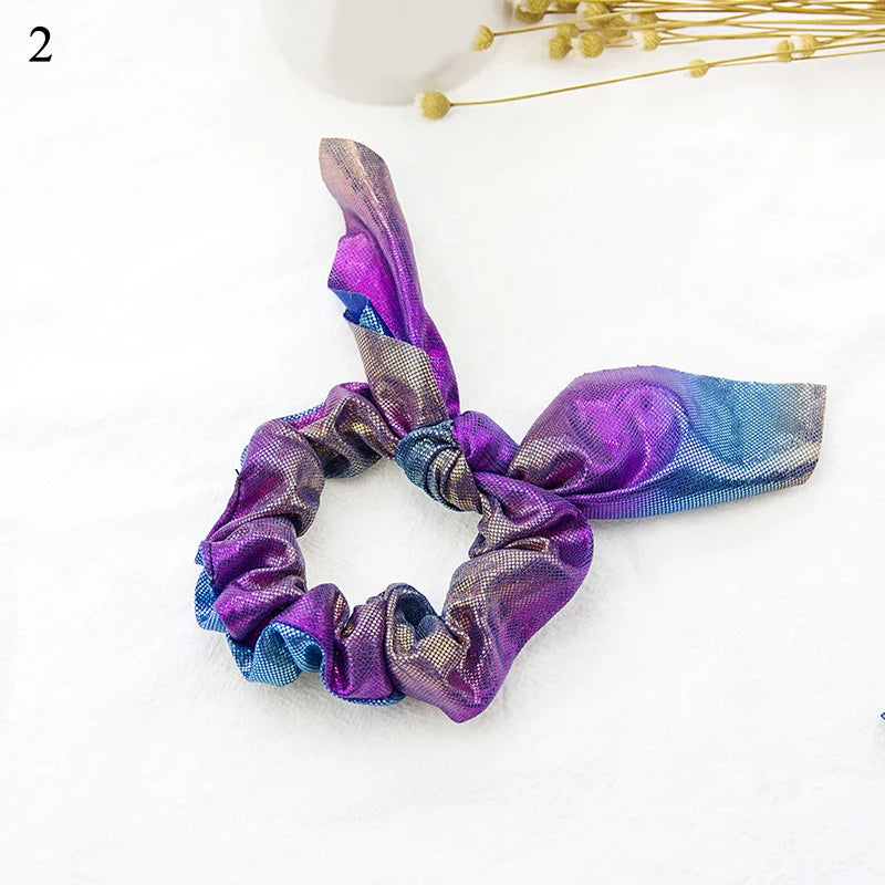 Women'S Trends Leopard Serpent Rabbit Ears Hair Band Large Intestines Girls Hair Accessories Headbands Headwear Ornaments