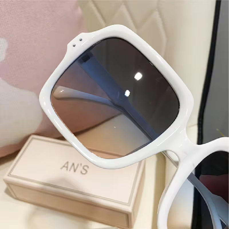 Square Sunglasses Women 2021 Retro Brand Gradient Oversized Men Sun Glasses Outdoors UV400 Big Frames Sunglass Ladies