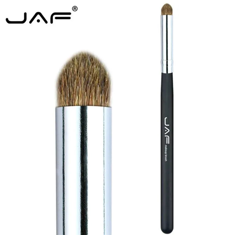 JAF 7Pcs Makeup Brush Set High Quality Eyeshadow Eyebrow Eye Brushes Natural Animal Hair Make up Brush Cosmetic Tool 25#701