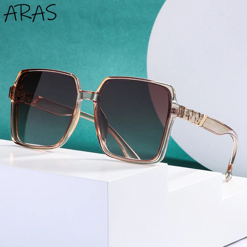 Fashion Oversized Square Sunglasses Women New Luxury Brand Big Frame Sun Glasses Men Trendy Outdoor Sunshades Sunglass Female