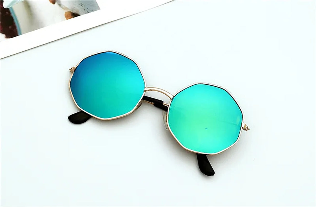 Ocean Sunglasses Ladies round Irregular Sunglasses Travel Vacation Sunscreen Sunglasses Elegant and Delicate Sunglasses