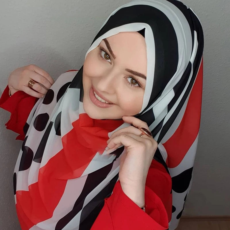 Islamic Fashion Chiffon Hijab Abaya Hijabs for Woman Abayas Jersey Head Wrap Scarf Muslim Dress Women Turbans Instant Turban