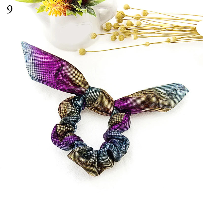 Women'S Trends Leopard Serpent Rabbit Ears Hair Band Large Intestines Girls Hair Accessories Headbands Headwear Ornaments