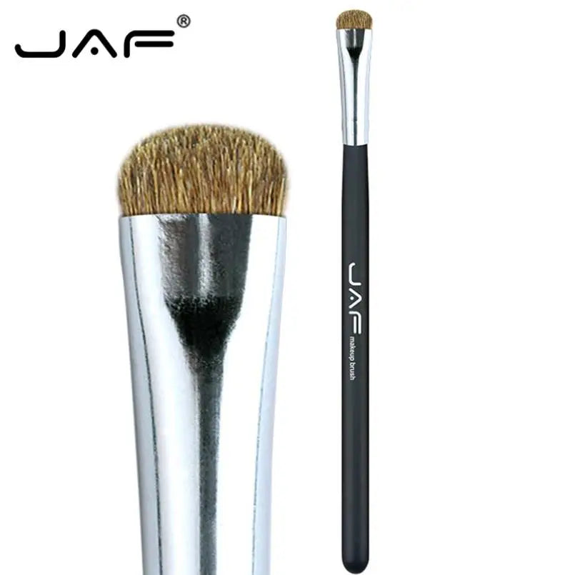 JAF 7Pcs Makeup Brush Set High Quality Eyeshadow Eyebrow Eye Brushes Natural Animal Hair Make up Brush Cosmetic Tool 25#701