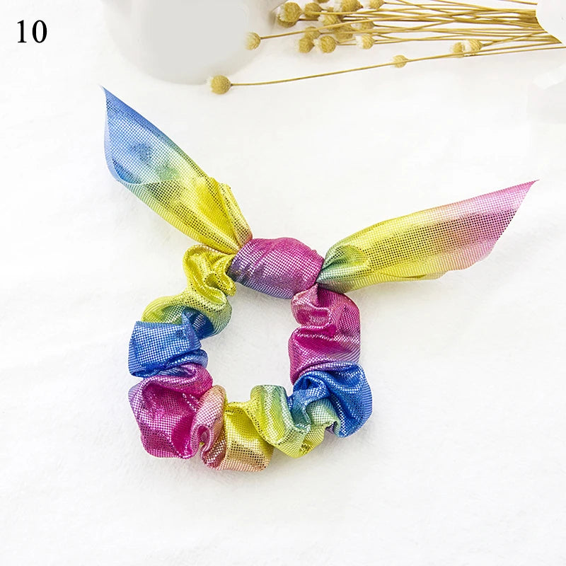 Women'S Trends Leopard Serpent Rabbit Ears Hair Band Large Intestines Girls Hair Accessories Headbands Headwear Ornaments