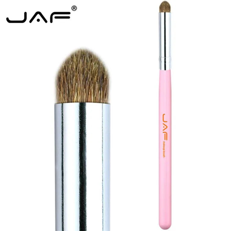 JAF 7Pcs Makeup Brush Set High Quality Eyeshadow Eyebrow Eye Brushes Natural Animal Hair Make up Brush Cosmetic Tool 25#701