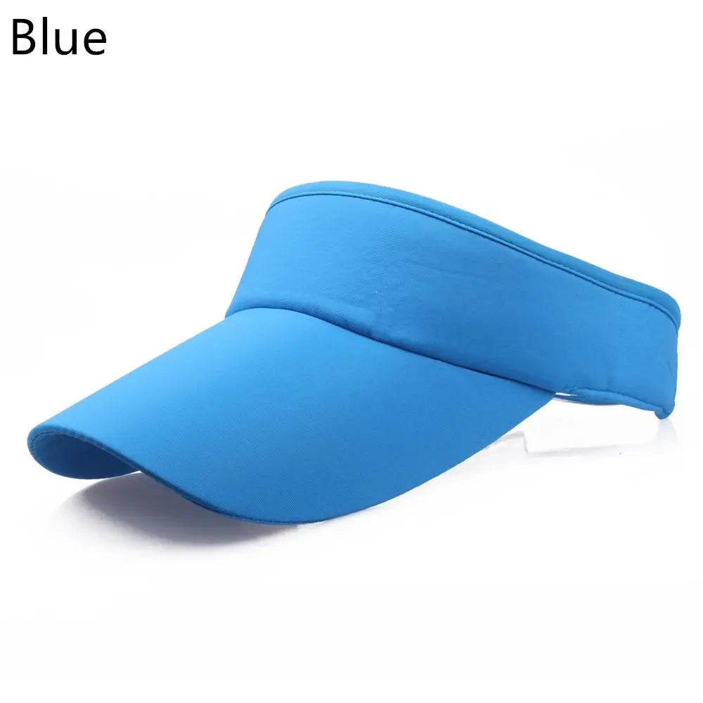 Men Women Hat Vizor Sun Visor Adjustable Sports Tennis Golf Headband Cap Unisex