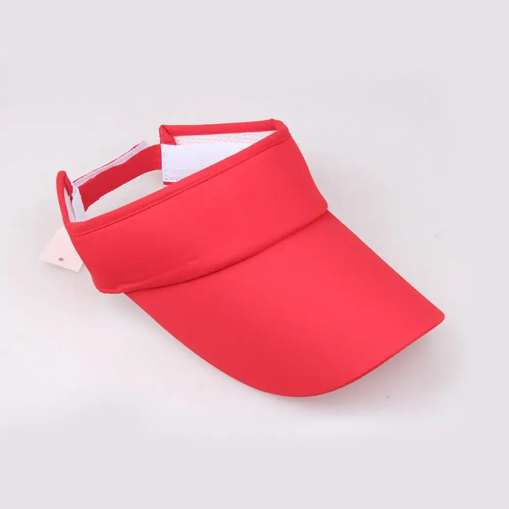 Men Women Hat Vizor Sun Visor Adjustable Sports Tennis Golf Headband Cap Unisex