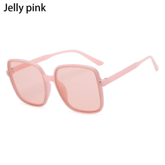 Classic Oversized Sunglasses Vintage Women Big Frame Square Sun Glasses UV400 Driver Goggles Lady Square Sunglasses